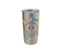 See Good In All Retro Things Happy Graphic Esthetic Gobelet isotherme en acier inoxydable double paroi