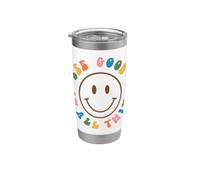See Good In All Retro Things Happy Graphic Esthetic Gobelet isotherme en acier inoxydable double paroi