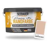 SEEBAUER diy Peinture murale rouge pour intérieur (No. 308 Canadian Forest 2,5 Litre) Tons rouges haute opacité