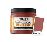 SEEBAUER diy Peinture murale rouge pour intérieur (No. 324 Cherry Kiss 300 ml) Tons rouges haute opacité