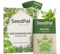 SeedPal Kit de Graines d'Herbes - 12 Aromatiques pour Cuisine & Balcon | 12 Variétés d'Herbes - Herbes de Provence - Herbes Italiennes - Pour Jardin d'Herbes Aromatiques