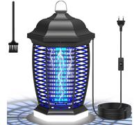 seenlast Lampe Anti Moustique Exterieur, 4000V 2 en 1 Lampe Anti Mouche 18W Tueur d'Insectes Électrique avec Éclairage LED Lampe IPX4 Efficace Portée 100m² pour Intérieur et Extérieur