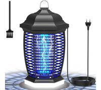 seenlast Lampe Anti Moustique Exterieur, 4000V 2 en 1 Lampe Anti Mouche 18W Tueur d'Insectes Électrique avec Éclairage LED Lampe IPX4 Efficace Portée 100m² pour Intérieur et Extérieur