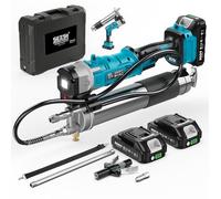 Seesii 12000 PSI Pompe a Graisse Electrique Innovante 2 en 1, 2 *Batteries