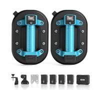 SEESII Ventouse Carrelage Électrique 4-en-1, Ventouse Vitre sans Fil avec Guide de Perçage, Outil de Joint et Nivellement, Jusqu’à 280 kg, 4×3000 mAh, Écran Digital