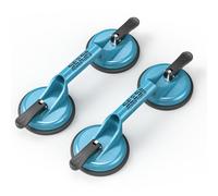 SEESII Ventouse Carrelage (Lot de 2), Ventouses de Levage de 11,8 cm, Ventouse Vitrier avec Poignées Ergonomiques et Antidérapantes pour le Transport du Marbre, du Granit et des Matériaux Lisses
