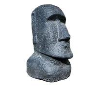 Seestern Sportswear Moai Statue de jardin Île de Pâques - Hauteur : 30 cm - En pierre moulée pour l'intérieur et l'extérieur - FBA 1887