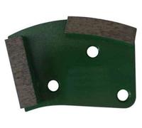 Segment de ponçage diamanté Gr 80 à 3 trous avec connexion M8 - béton frais, chape, matériaux abrasifs - Diamwood
