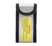 Segrehy Housse de Protection pour Batterie, Ignifuge, résistant aux Hautes températures, antidéflagrant, Sac de sécurité pour Chargement de Batterie Lipo, Stockage de Voyage, Fibre de