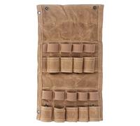 Segrehy Sac pour Bouteille d'épices Pliable, Portable, Durable, en Toile, Support pour Pot d'assaisonnement pour Camping, Barbecue, Pique-Nique, léger, Facile à Transporter avec 9 Poches (Kaki)