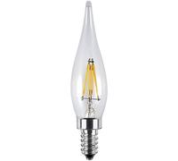Segula 55231 LED E10 forme de flamme 1.5 W = 5 W blanc chaud (Ø x H) 22 mm x 88 mm 1 pc(s)