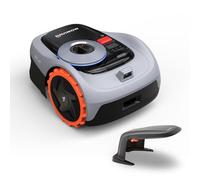 Segway Navimow i105E Robot Tondeuse sans Fil périphérique et Garage S, 500㎡ | Max. 600 m², RTK+Vision Tondeuse Robot Gazon, IA cartographie Automatique, Limite virtuelle, Gestion multizone