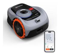 Segway Navimow i105E Robot Tondeuse sans Fil périphérique, Rec. 500m² | Max. 600 m², RTK+Vision Tondeuse Robot Gazon, IA cartographie Automatique, Limite virtuelle, Gestion multizone