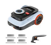 Segway Navimow i220 LiDAR Pro Robot Tondeuse Kit avec Garage M + 4 Kits de Lames, Navigation LiDAR+Vision+RTK réseau, Xero-Turn AWD, cartographie Automatique, pentes 55% (expédié séparément)