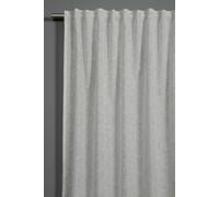 Sehlbach Prefabricated Curtain with Curtain Tape, Shell Pattern, White, 140 x 245 cm