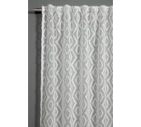 Sehlbach Rideau prêt à Poser avec Bande pour Rideau, Scherli, Blanc, 140 x 245 cm Rideaux, Translucides, Opaques, Plis Parfaits, Certifiés Oeko-Tex, Adaptables Individuellement