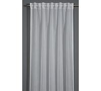 Sehlbach Rideau prêt à Poser avec Bande pour Rideau, Voile uni, Blanc, 135 x 245 cm, Rideau, Translucide, Tissu Transparent, Plissé Parfait, Système d'accrochage Polyvalent, Certifié Oeko-Tex