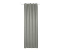 Sehlbach Rideau prêt à Poser avec Bande pour Rideaux, Voile uni, Anthracite, 135 x 245 cm, Rideaux, Tissu translucide, Bande de réduction Incluse, Passants cachés, Certifié Oeko-Tex