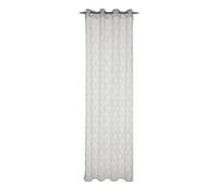 Sehlbach Rideau prêt à Poser avec œillets, Nid d'abeille brodé, Blanc, 135 x 245 cm, Rideaux, Design élégant, Facile à Poser, Personnalisable, Translucide