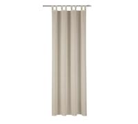 Sehlbach Rideau prêt à Poser avec Passants, Effets, Beige, 135 x 245 cm, Rideaux, Translucides, Opaques, Décoration Simple, Certifiés Oeko-Tex, Combinaisons Multiples