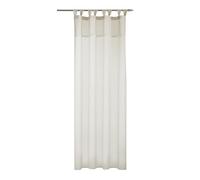 Sehlbach Rideau prêt à Poser avec Passants, Etamine avec Broderie, Beige, 135 x 245 cm, Rideaux, Tissu Transparent, Montage Facile, Certifié Oeko-Tex, Accents de Style, Atmosphère agréable