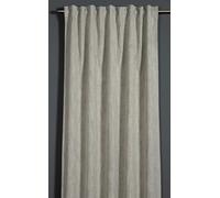 Sehlbach Rideau prêt à poser, Bande pour rideaux, Structure Blackout avec revêtement, Naturel, 130x175 cm Rideaux, Occultant, Économie d'énergie, Absorption acoustique, Design élégant, Fixation facile