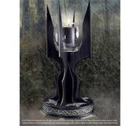 The Noble Collection The Lord of The Rings Staff of Saruman Candle Holder - 10.5in (27cm) Metal and Glass Votive - Officially Licensed Film Set Movie Props Gifts