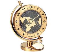Seiko QHG106G Horloge de Table en Laiton doré avec trotteuse silencieuse Doré