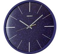 Seiko QXA828A Horloge murale à quartz avec marche silencieuse bleue