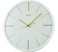 Seiko QXA828W Horloge murale à quartz silencieuse blanc/or
