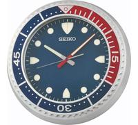Seiko QXA849S Horloge murale à quartz avec marche silencieuse bleu/rouge