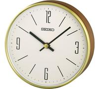 Seiko QXG158G Horloge de bureau bois/or