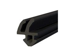 Seiletech.de Joint de fenêtre | S-1388 | 50 m | Rehau PVC | Joint en caoutchouc | Noir | Joint profilé | Joint d'étanchéité en caoutchouc pour fenêtre en plastique