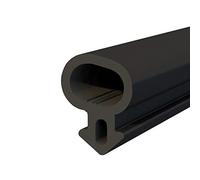 Seiletech.de Joint de fenêtre - S-232 - 5 m - Joint en caoutchouc pour fenêtre PVC panoramique - Noir - Joint d’arrêt des courants d’air profilé - Joint en caoutchouc, bande d’étanchéité, joints d