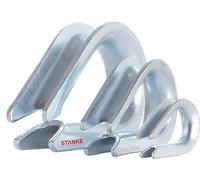 Seilwerk STANKE 25x Cosse-cœur galvanisé 2-3 mm cosse zingué pour les câbles d’acier, de treuil et cordes naturelles