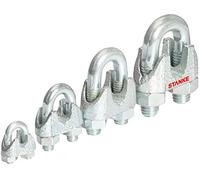 Seilwerk STANKE 50x Serre-Câble à Étrier Zingué Taille 10 Connecteur Galvanisé pour Câble d’Acier 10 mm