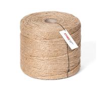 SEILWERK STANKE Ficelle Jute 2mm 500m - Ficelle agricole écologique | Fil fleuriste pour décorations florales, bricolage, bijoux - Matériau naturel, résistant aux déchirures, style rustique