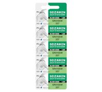 Seizaiken 337 SR416SW Pile de montre à l'oxyde d'argent 1,55 V 0 % Hg (5 piles) Fabriqué au Japon par Seiko