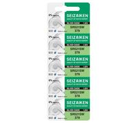 Seizaiken 379 SR521SW 1,55V 0% Hg Pile oxyde d'argent pour montres (lot de 5) Fabriqué au Japon par Seiko