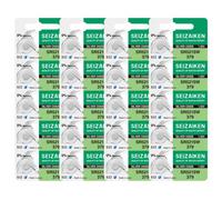 Seizaiken 379 SR521SW Lot de 20 piles pour montres à l'oxyde d'argent 1,55 V, 0 % Hg, fabriquées au Japon par Seiko