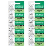 Seizaiken Seiko 371 SR920SW Lot de 10 Piles à oxyde d'argent pour Montre 1,55 V 0% HG