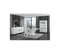 MARIKA - Séjour Complet avec Table Allongeable 160-200cm + Leds