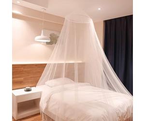 Sekey 60x220x850 cm Moustiquaire pour Lits Simples | Écran de Protection Anti-Insectes | protège et Repousse Les Insectes | Kit de Suspension Complet | Système d'installation Rapide et Facile