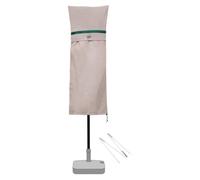 Sekey Housse de Protection pour 270cm x 460cm Parasol de Jardin Double avec Deux Hauts, 100% Polyester, imperméable, Kaki