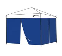 Sekey Lot de 2 parois latérales pour tonnelle 3 x 3 m, imperméables, résistants à l'hiver, parois latérales pour tonnelle, Tente de Jardin, 3 x 3 m, 1 fenêtre, 1 Porte, Bleu Marine, 2 Portes