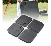 Sekey Pieds de parasols,Base remplissable d'eau et remplie de Sable,80-100kg, 100 x 100 cm, Noir