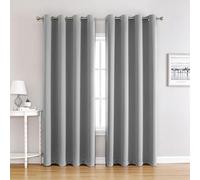 Sekey Rideau occultant, 1 pièce, l 140 x H 145 cm, Opaque, en Polyester, avec Thermo-Fonctionnement, œillets de Suspension