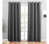 Sekey Rideau occultant, 1 pièce, l 140 x H 175 cm, Opaque, en Polyester, avec Thermo-Fonctionnement, œillets de Suspension
