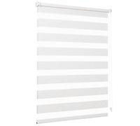 Sekey Store Double Klemmfix sans perçage pour fenêtre, Store Double 60 cm de Large, Store Enrouleur Duo, Protection Solaire, 60 x 130 cm, Lin