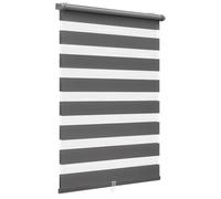 Sekey Store Enrouleur Klemmfix sans perçage, Double Store Duo Rollo, sans Fil, Store Pliable, 110x130cm, Gris foncé